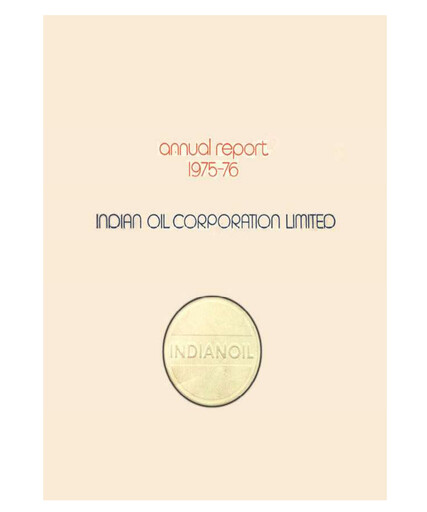 Thumbnail Indian Oil Annual Report 1975-1976