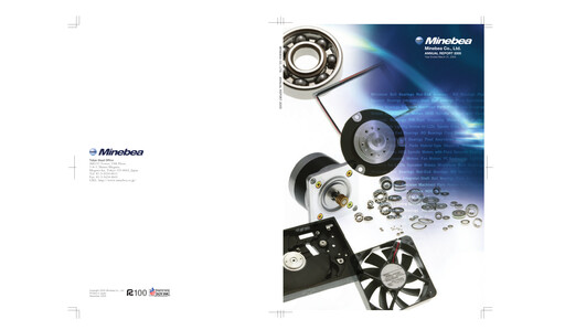 Thumbnail MinebeaMitsumi
 Annual Report 2005