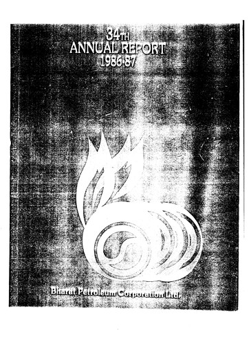 Thumbnail Bharat Petroleum
 Annual Report 1986-1987