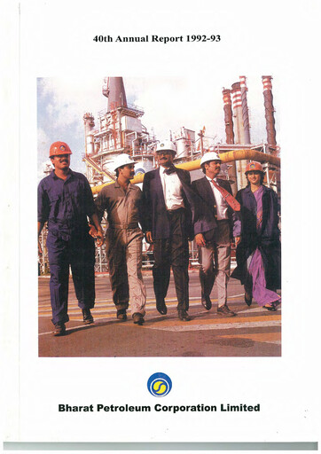 Thumbnail Bharat Petroleum
 Annual Report 1992-1993