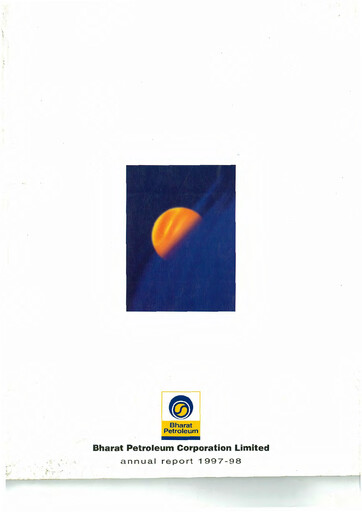 Thumbnail Bharat Petroleum
 Annual Report 1997-1998