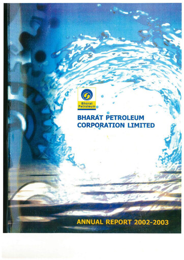 Thumbnail Bharat Petroleum
 Annual Report 2002-2003