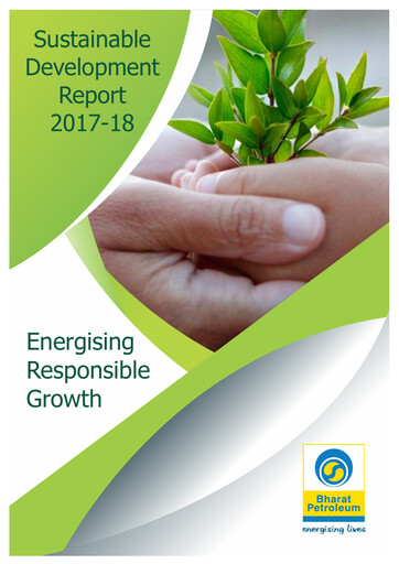 Thumbnail Bharat Petroleum
 Sustainability Report 2017-2018