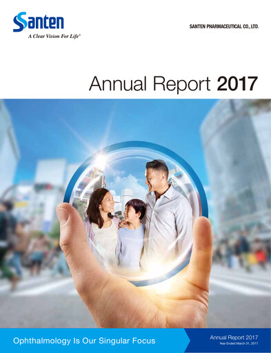Thumbnail Santen Pharmaceutical
 Annual Report fy2017