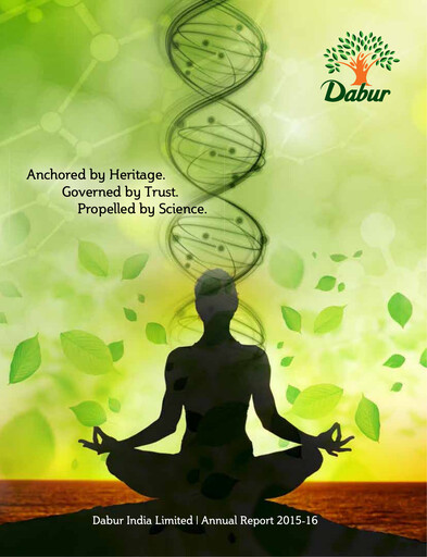 Thumbnail Dabur Annual Report 2015-2016