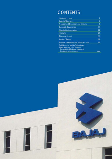 Thumbnail Bajaj Auto Annual Report 2003