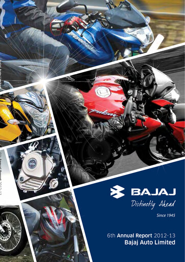 Thumbnail Bajaj Auto Annual Report 2012