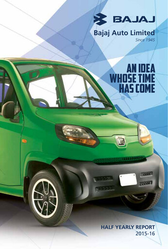 Thumbnail Bajaj Auto Half-year Report 2015-h1