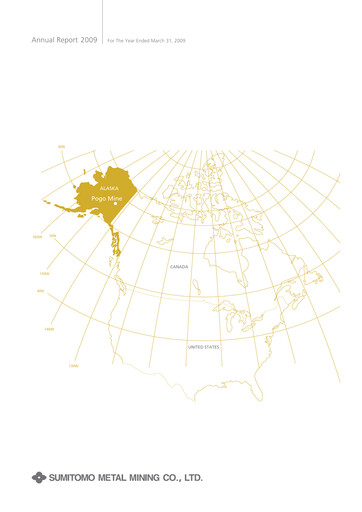 Thumbnail Sumitomo Metal Mining Annual Report 2009