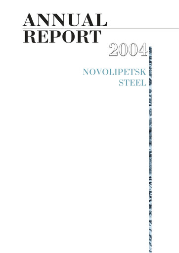 Thumbnail Novolipetsk Steel
 Annual Report 2004