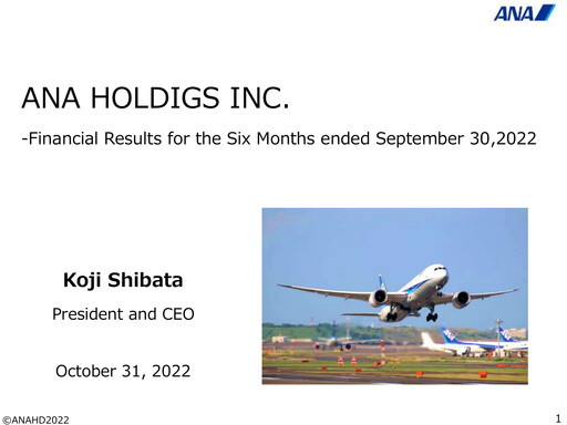 Thumbnail ANA Holdings
 Half-year Report 2022-h1