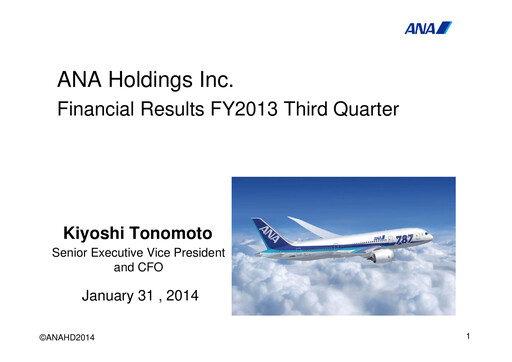Thumbnail ANA Holdings
 Quarterly Report 2013-q3