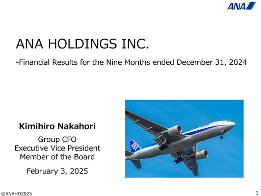 Thumbnail ANA Holdings
 Quarterly Report 2024-q3