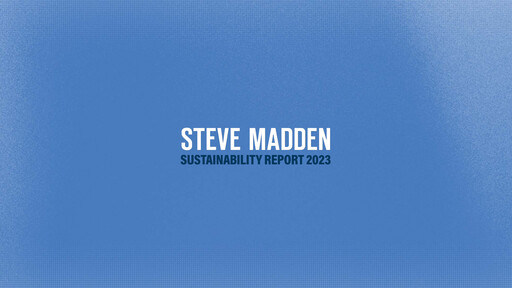 Thumbnail Steve Madden
 Sustainability Report 2023
