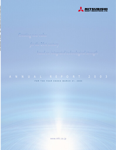 Thumbnail Mitsubishi Heavy Industries Annual Report 2003