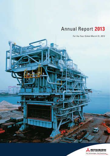 Thumbnail Mitsubishi Heavy Industries Annual Report 2013
