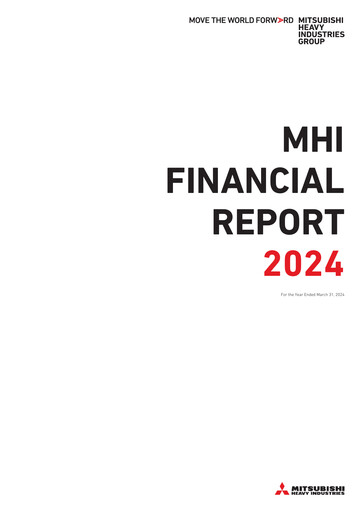 Miniature Mitsubishi Heavy Industries Rapport financier 2024
