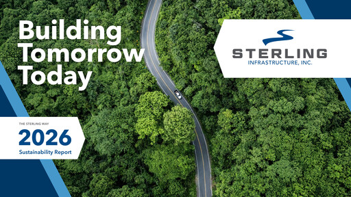 Thumbnail Sterling Infrastructure Sustainability Report 2026