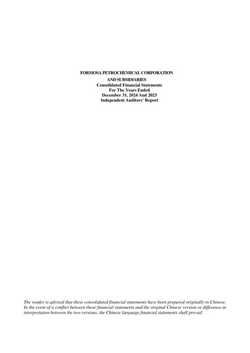 Thumbnail Formosa Petrochemical
 Financial Statement 2024