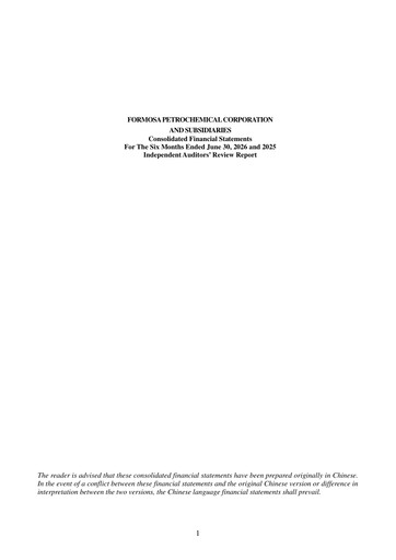 Thumbnail Formosa Petrochemical
 Half-year Report 2026-h1