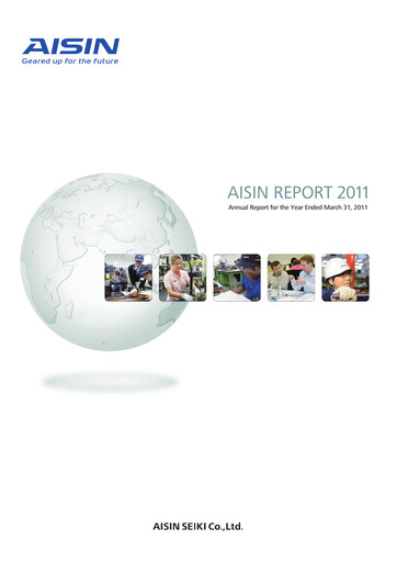 Thumbnail Aisin Seiki
 Annual Report 2011