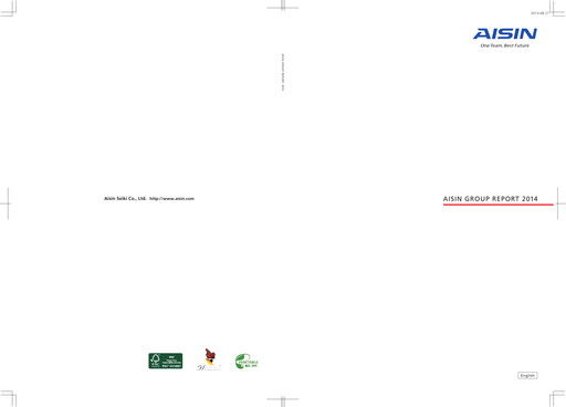Thumbnail Aisin Seiki
 Annual Report 2014