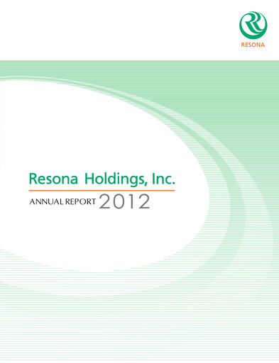 Thumbnail Resona Holdings
 Annual Report 2012