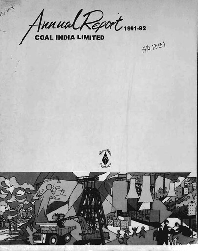 Thumbnail Coal India Annual Report 1991-1992