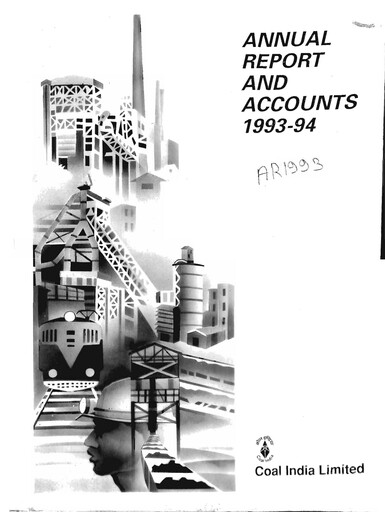 Thumbnail Coal India Annual Report 1993-1994