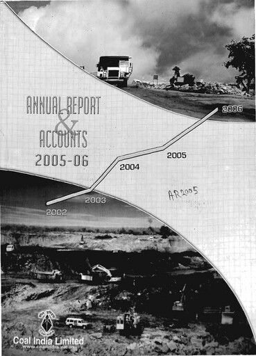 Thumbnail Coal India Annual Report 2005-2006