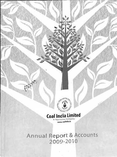 Thumbnail Coal India Annual Report 2009-2010