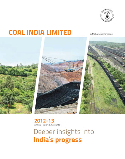 Thumbnail Coal India Annual Report 2012-2013