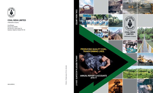 Thumbnail Coal India Annual Report 2016-2017
