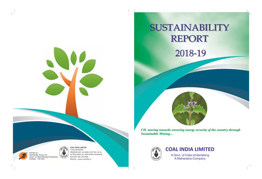 Thumbnail Coal India Sustainability Report 2018-2019
