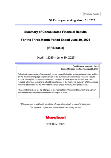 Thumbnail Marubeni
 Quarterly Report 2025-q1