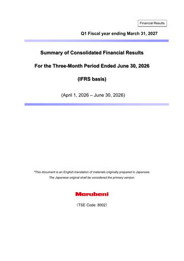 Thumbnail Marubeni
 Quarterly Report 2026-q1
