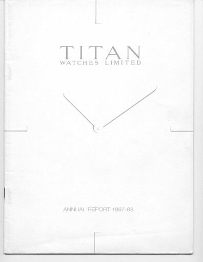 Thumbnail Titan Company Annual Report 1987-1988