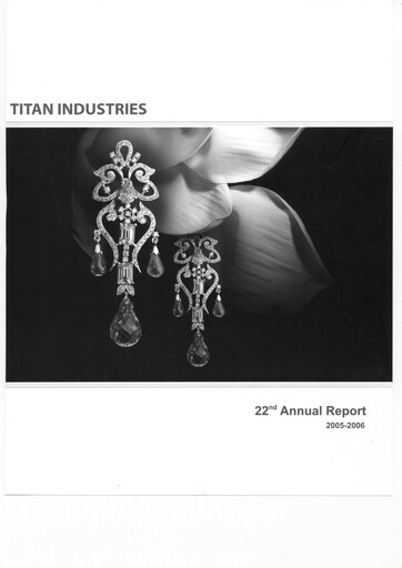 Thumbnail Titan Company Annual Report 2005-2006