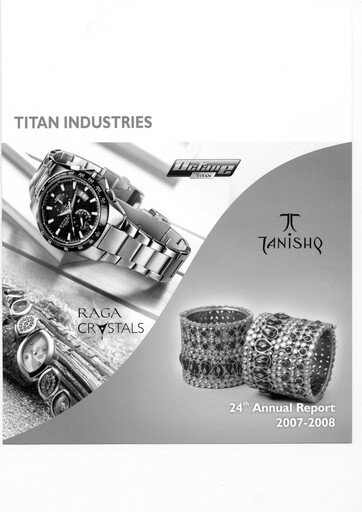 Thumbnail Titan Company Annual Report 2007-2008