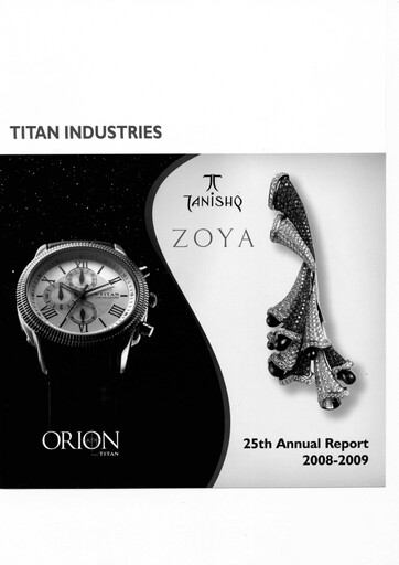 Thumbnail Titan Company Annual Report 2008-2009