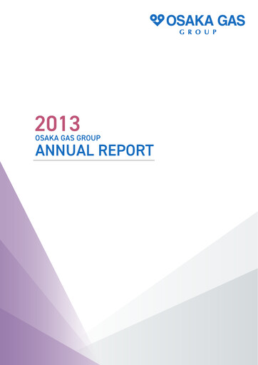Thumbnail Osaka Gas
 Annual Report 2013