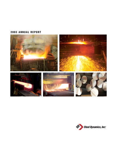 Thumbnail Steel Dynamics
 Annual Report 2003