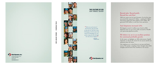 Thumbnail Steel Dynamics
 Annual Report 2004