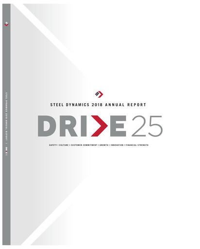 Thumbnail Steel Dynamics
 Annual Report 2018