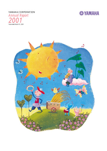 Vorschaubild Yamaha Jahresbericht fy2001
