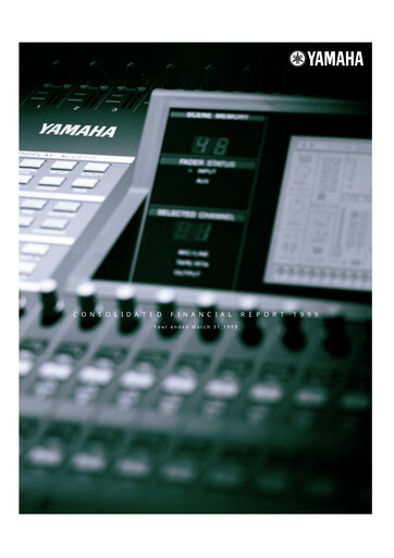 Thumbnail Yamaha Financial Statement fy1999