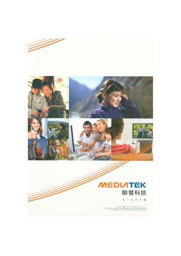 Thumbnail MediaTek Annual Report 2010