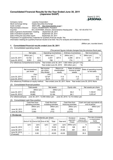 Thumbnail Lasertec Financial Statement fy2011