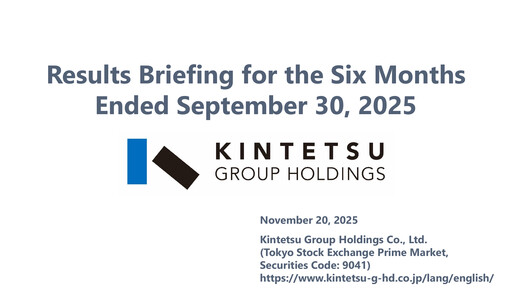 Thumbnail Kintetsu GHD Half-year Report 2025-h1