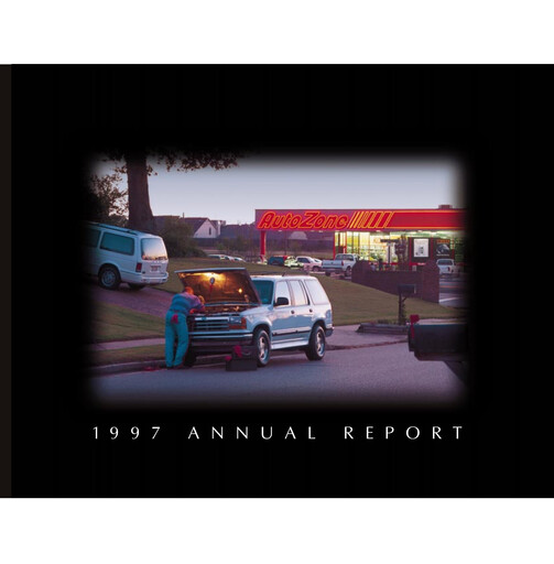 Thumbnail AutoZone Annual Report 1997